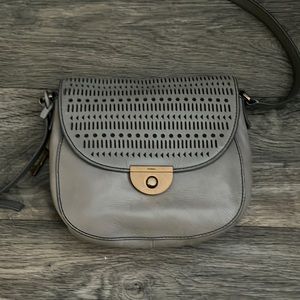 Fossil leather crossbody